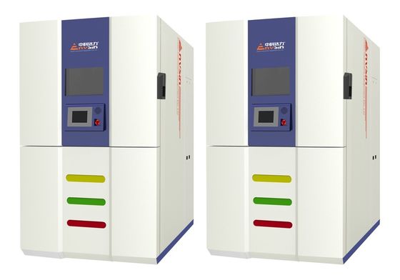 Bom preço. Câmara de choque térmico de 3 zonas de 300L para ensaio de produtos duráveis, em conformidade com a norma ASTM D3165 IEC 60068-2-14 on-line